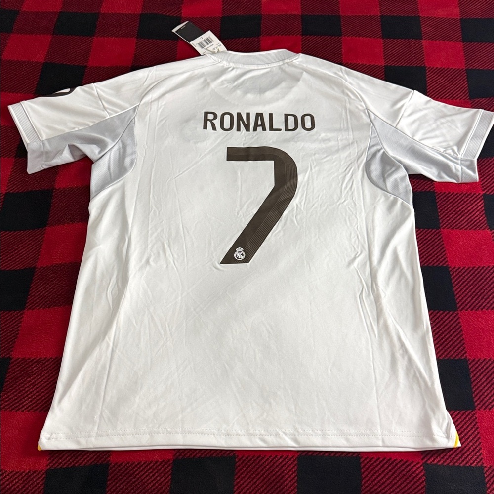 RARE Real Madrid #7 Cristiano Ronaldo 2025-26 Adidas Home Jersey